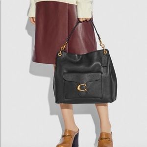 Coach Tabby Hobo black leather